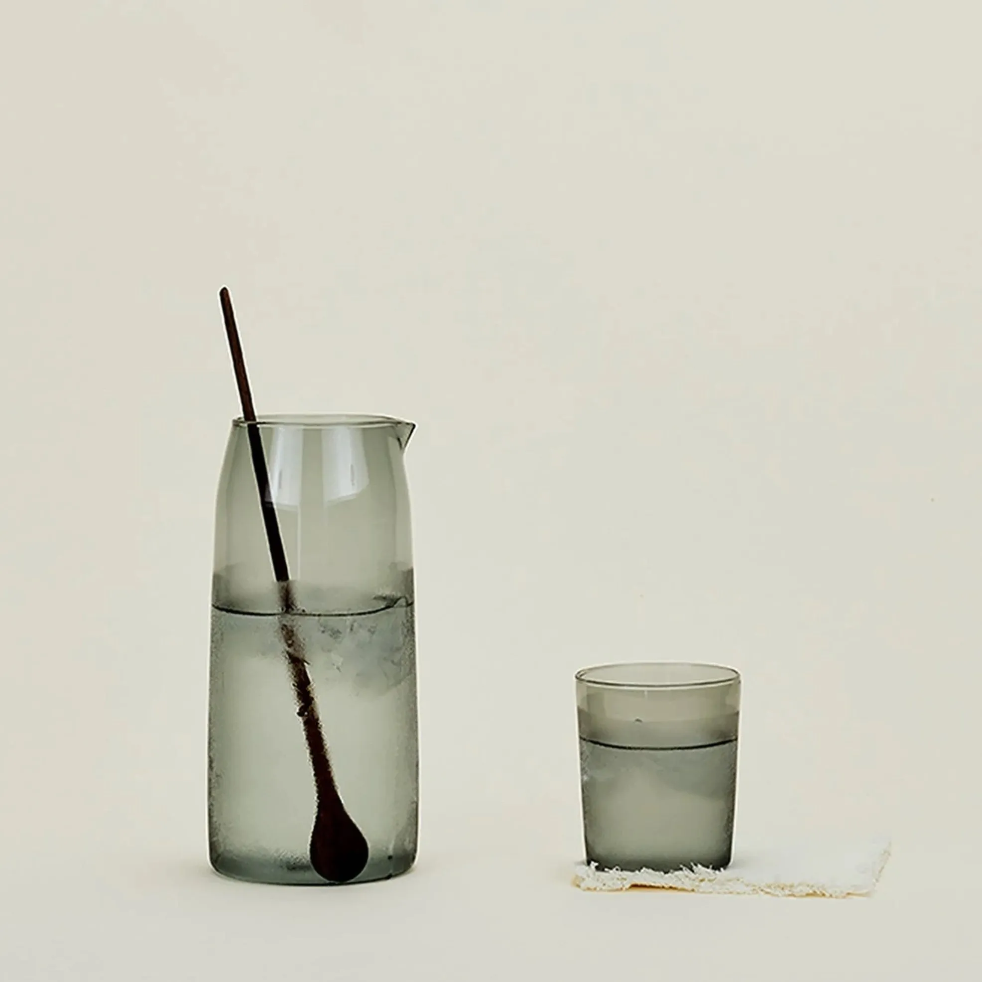 Essential Glassware Pitcher (Smoke)