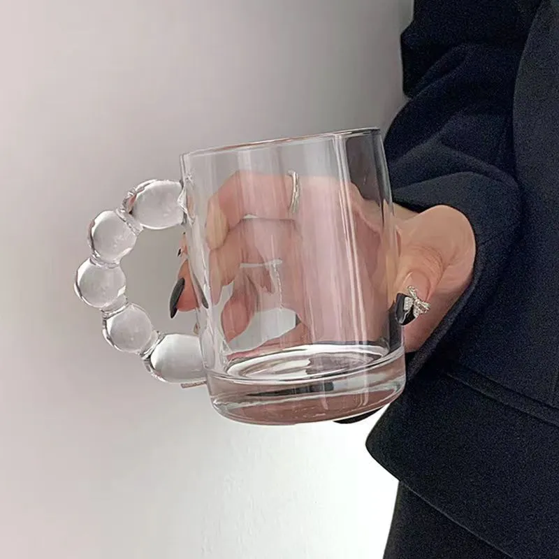 European Style Luxury Coffee Mugs with Creative Bubble Design