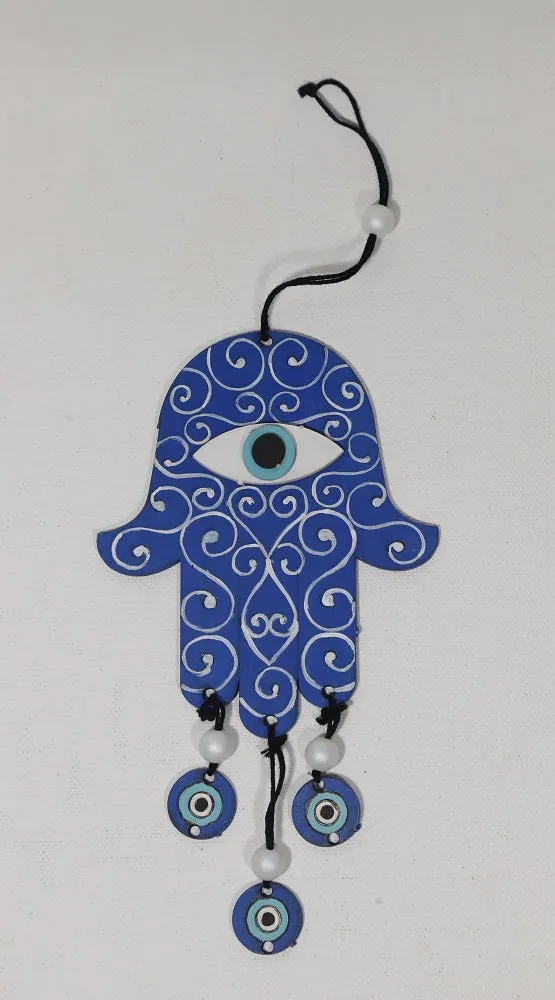 Evil Eye with Hamsa Palm Wall Hanging