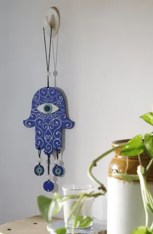 Evil Eye with Hamsa Palm Wall Hanging