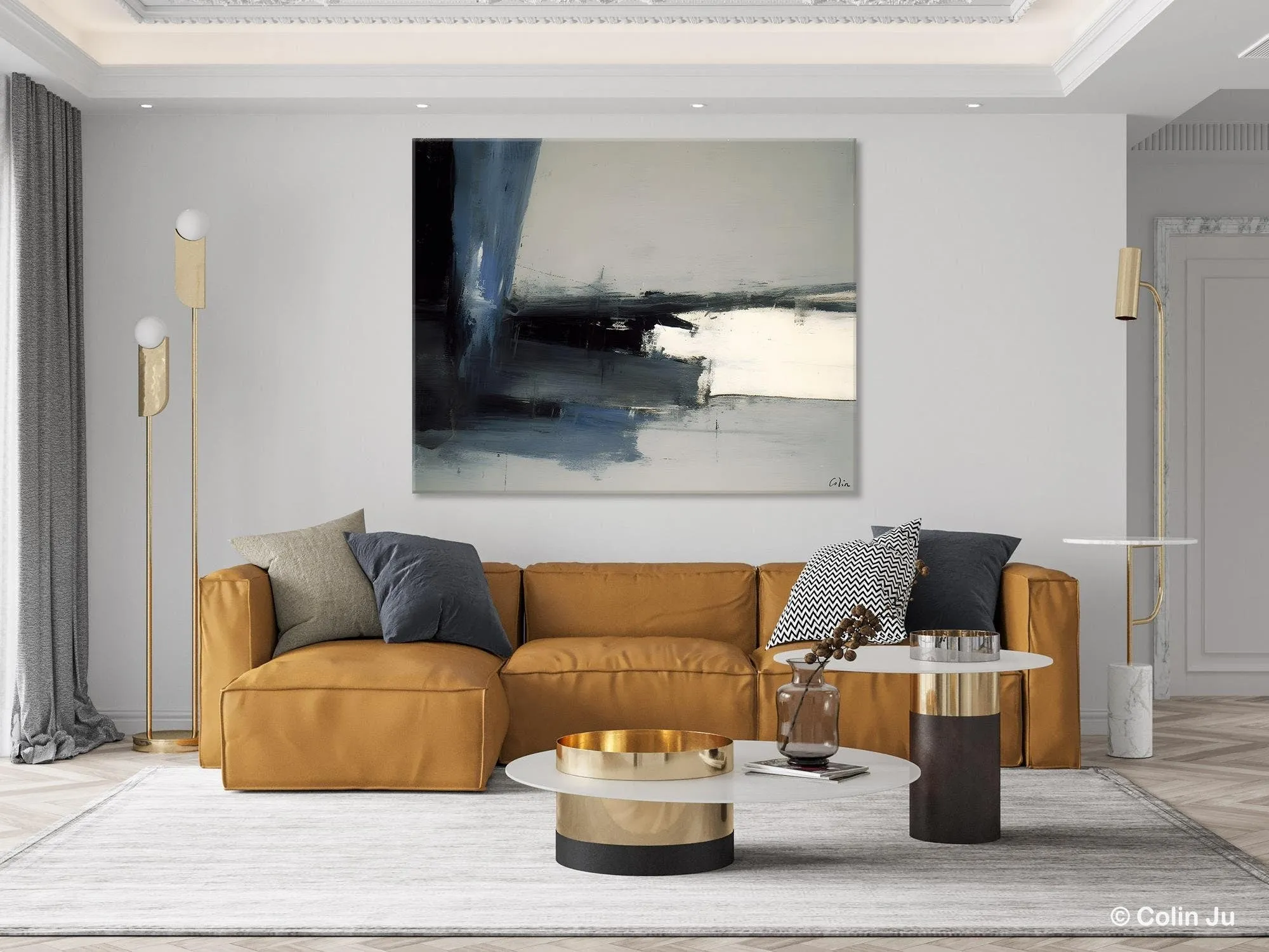Extra Large Abstract Painting for Bedroom, Large Original Abstract Wall Art, Contemporary Acrylic Paintings, Abstract Paintings on Canvas