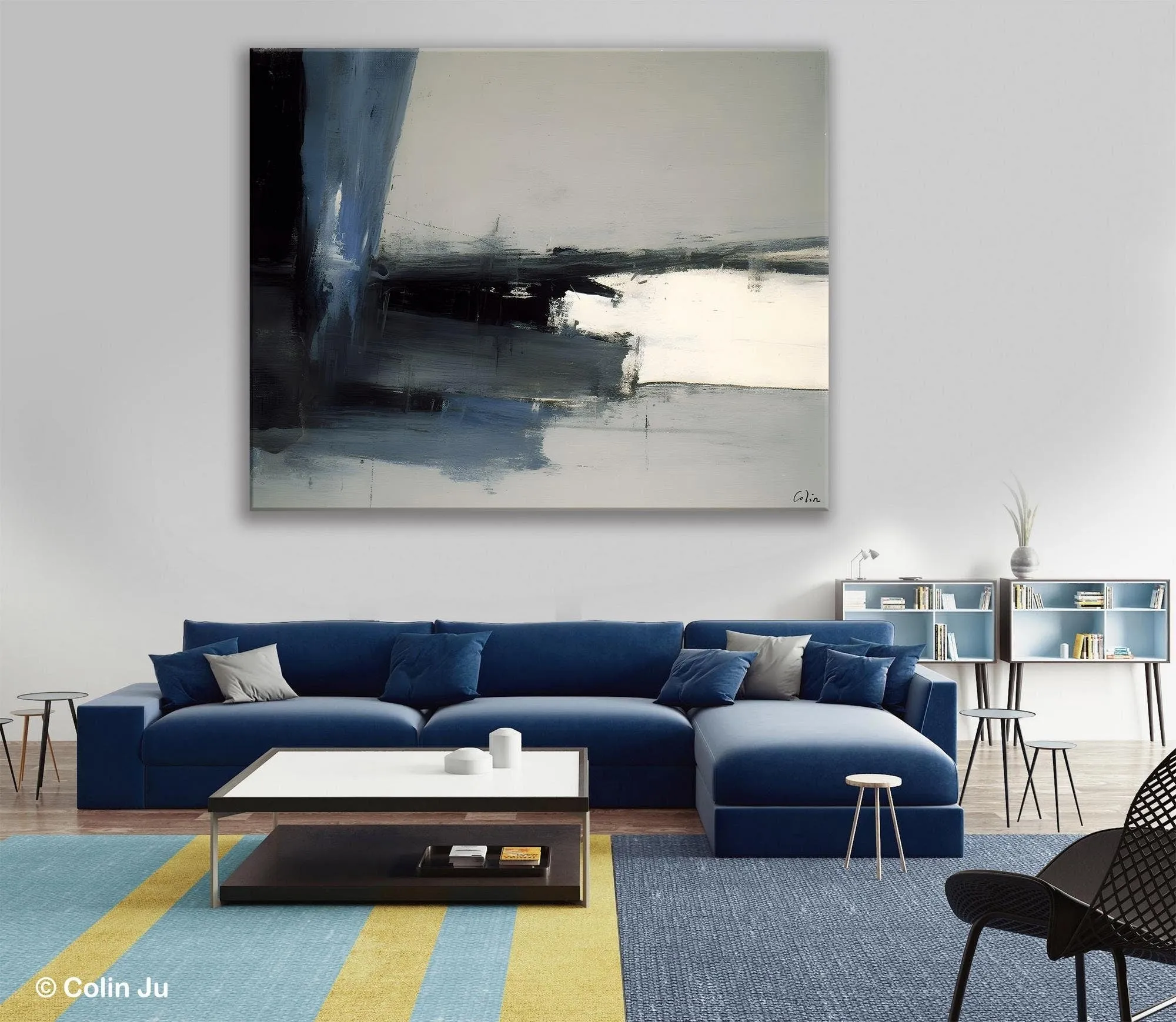 Extra Large Abstract Painting for Bedroom, Large Original Abstract Wall Art, Contemporary Acrylic Paintings, Abstract Paintings on Canvas