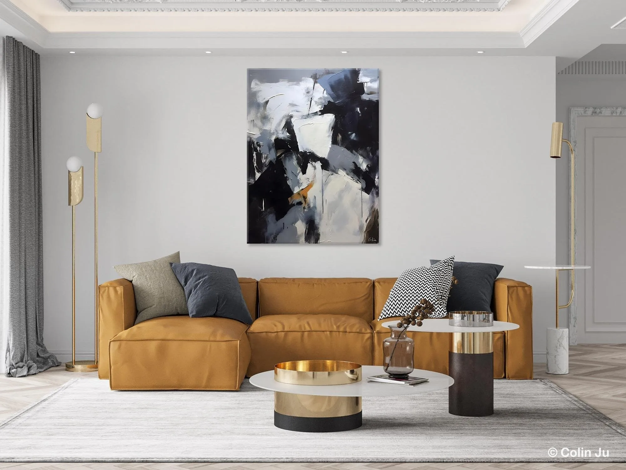 Extra Large Painting on Canvas, Contemporary Acrylic Paintings, Extra Large Canvas Paintings for Bedroom, Large Original Abstract Wall Art