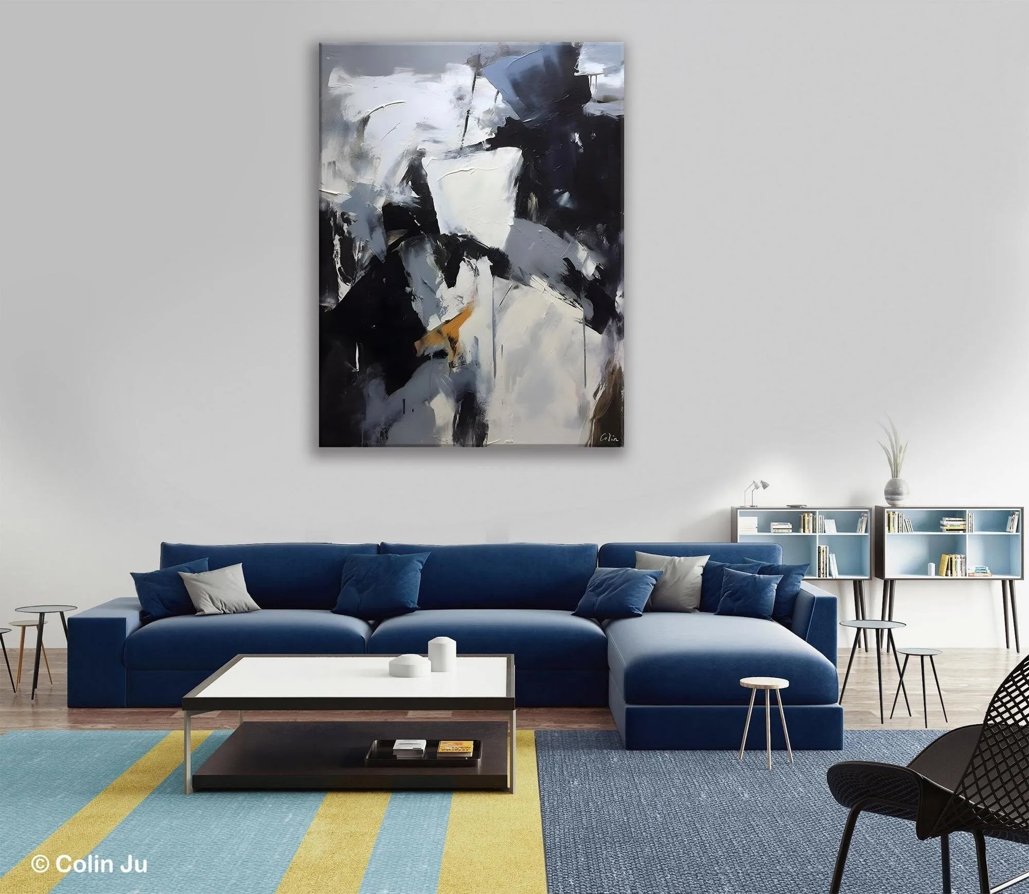 Extra Large Painting on Canvas, Contemporary Acrylic Paintings, Extra Large Canvas Paintings for Bedroom, Large Original Abstract Wall Art