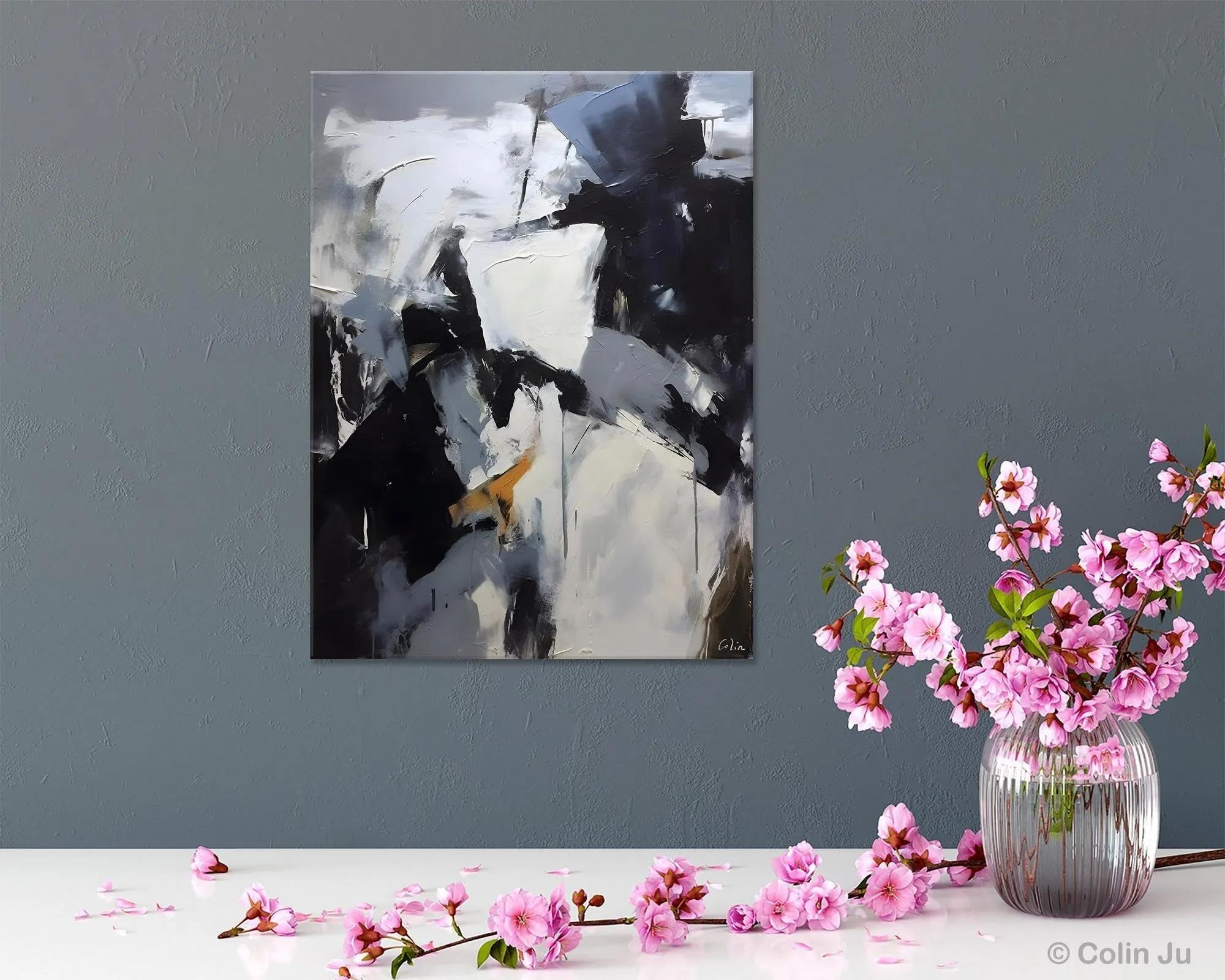 Extra Large Painting on Canvas, Contemporary Acrylic Paintings, Extra Large Canvas Paintings for Bedroom, Large Original Abstract Wall Art