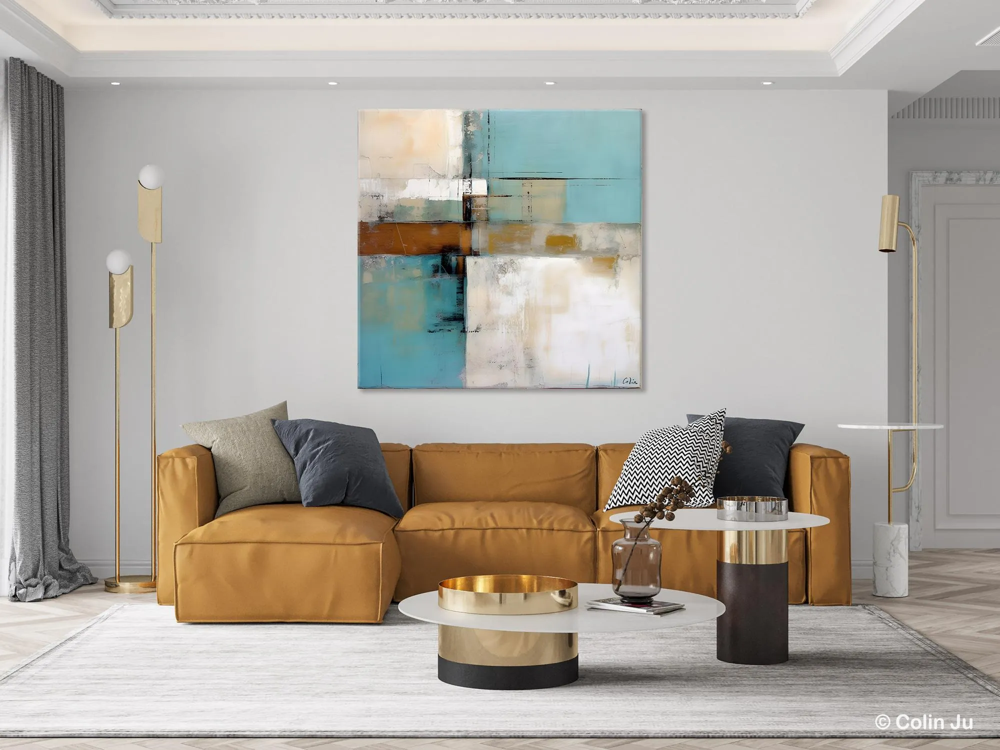Extra Large Painting on Canvas, Contemporary Acrylic Paintings, Large Original Abstract Wall Art, Large Canvas Paintings for Bedroom