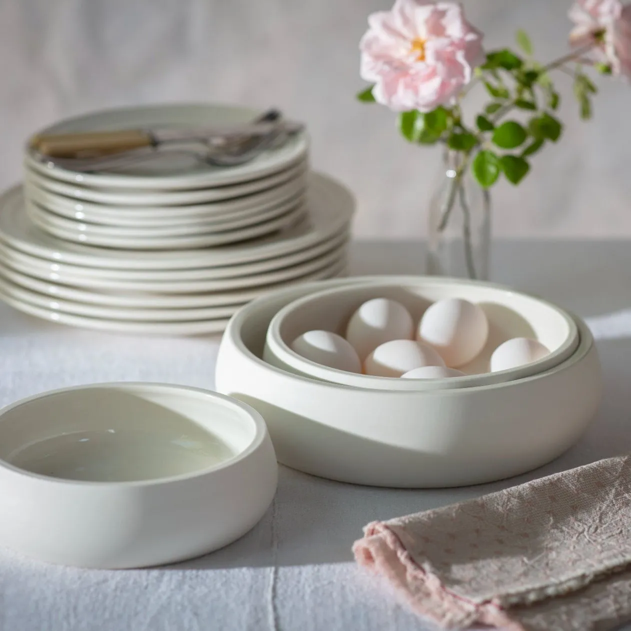 Flat Nesting Bowls - Set of Three