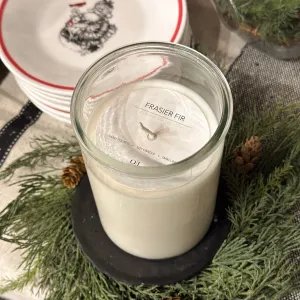 Fraser Fir Classic Glass Jar Soy Candle