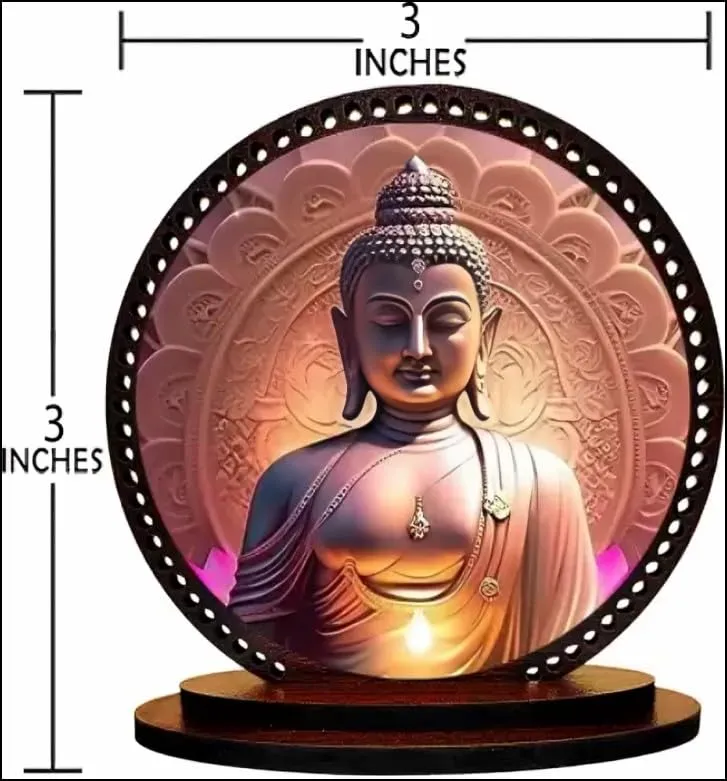Giftlab Lord Buddha ji Idol for car Dashboard & Home Decorative Showpiece. (Lord Buddha #02)