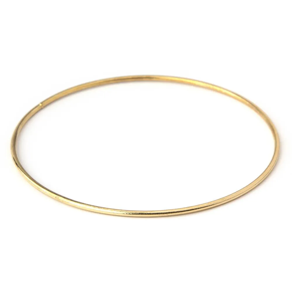 Gold Metal Ring - 3 inch