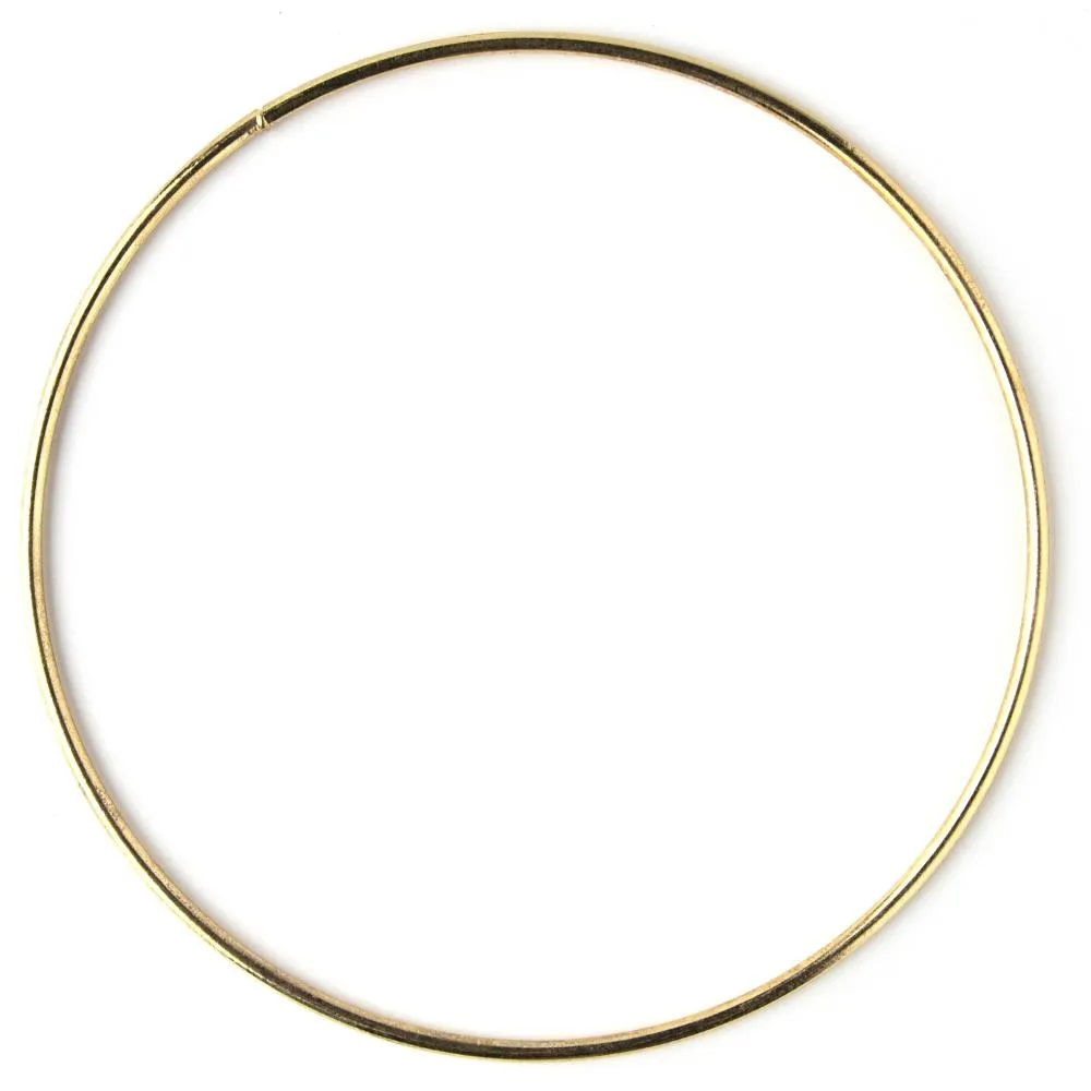 Gold Metal Ring - 3 inch
