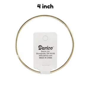 Gold Metal Ring - 4 inch