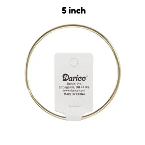 Gold Metal Ring - 5 inch