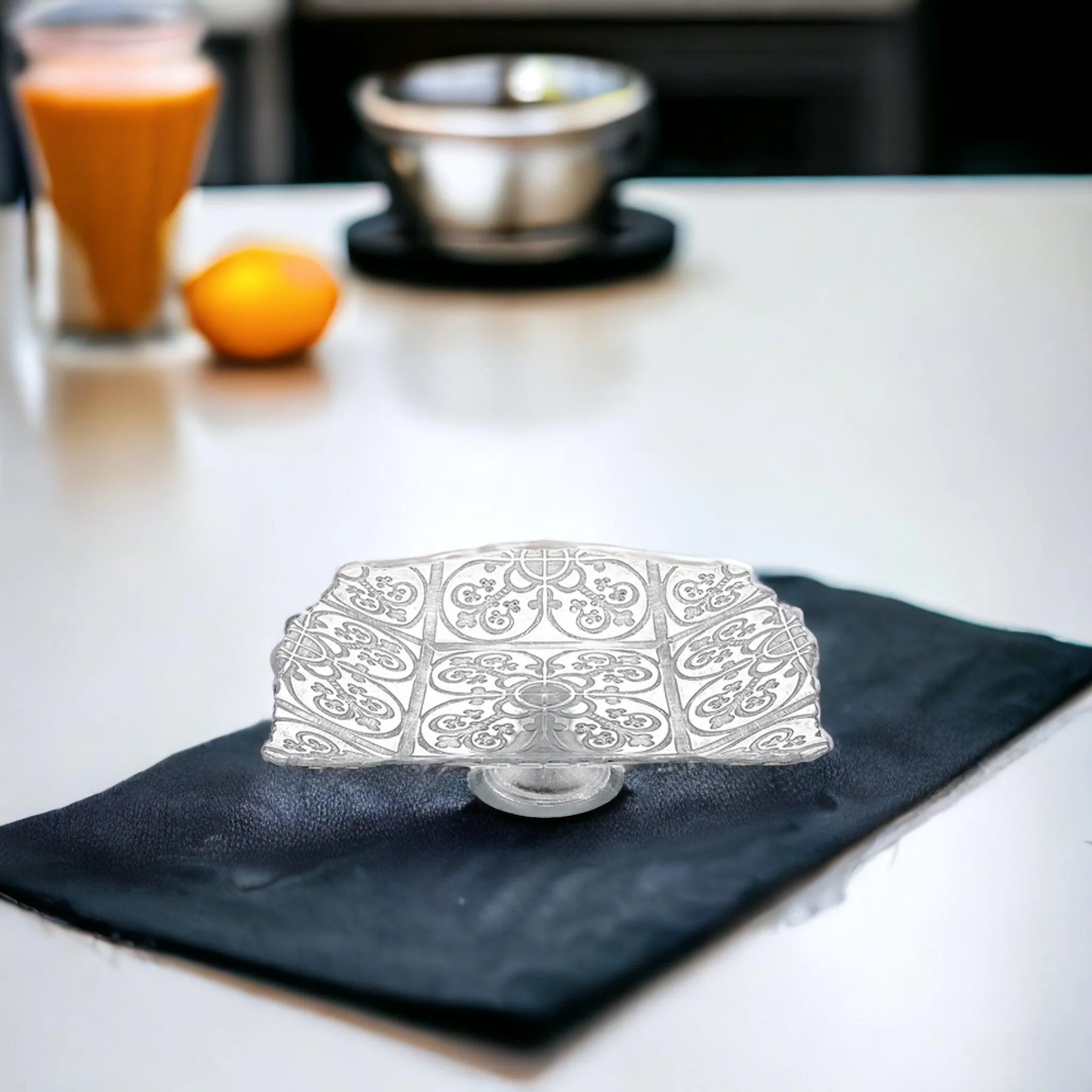 Guinnevere Silver Serving Dish - 12 inch Party Tray