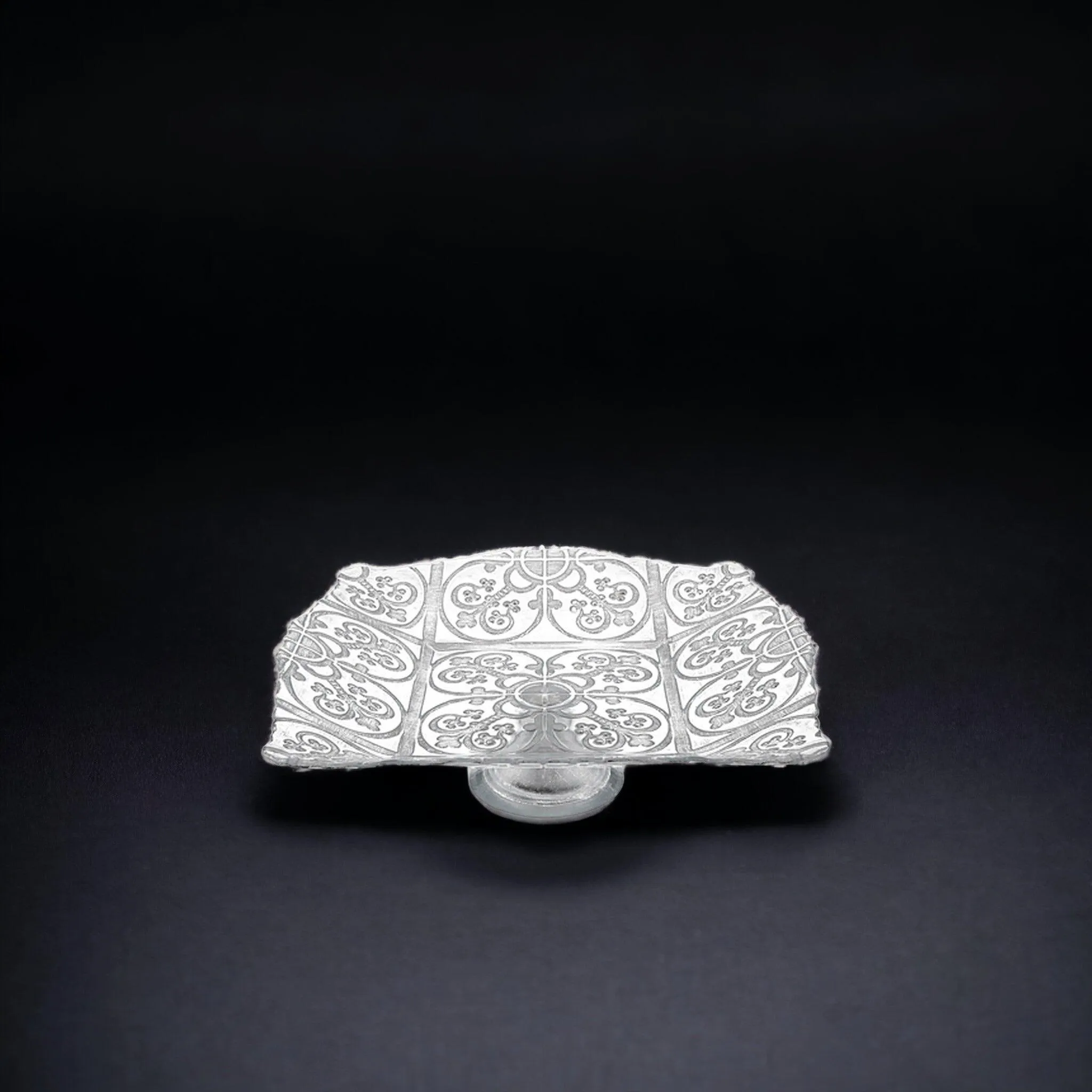 Guinnevere Silver Serving Dish - 12 inch Party Tray