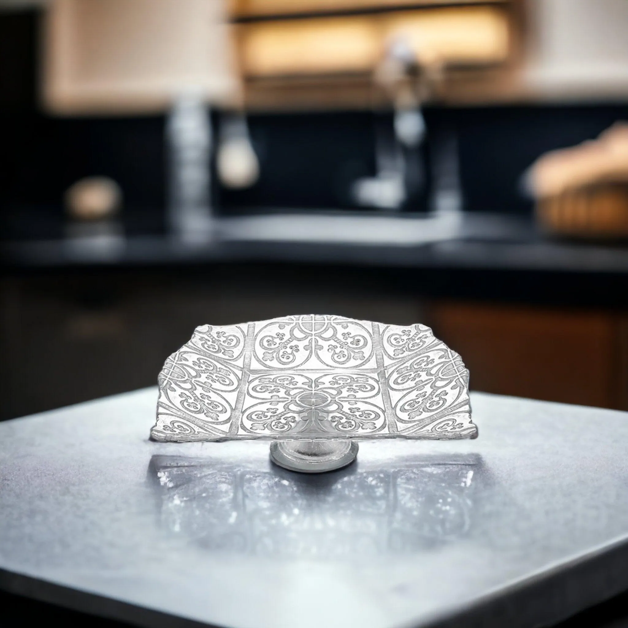 Guinnevere Silver Serving Dish - 12 inch Party Tray