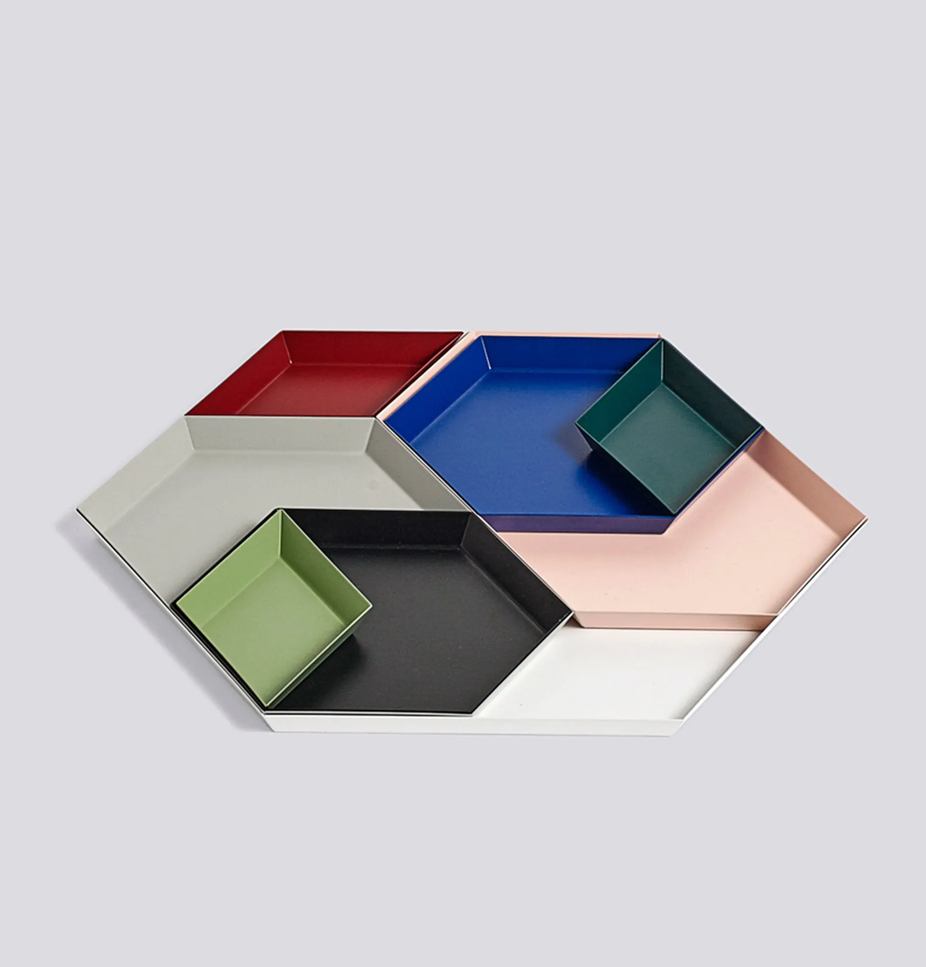HAY Kaleido Tray - Red S