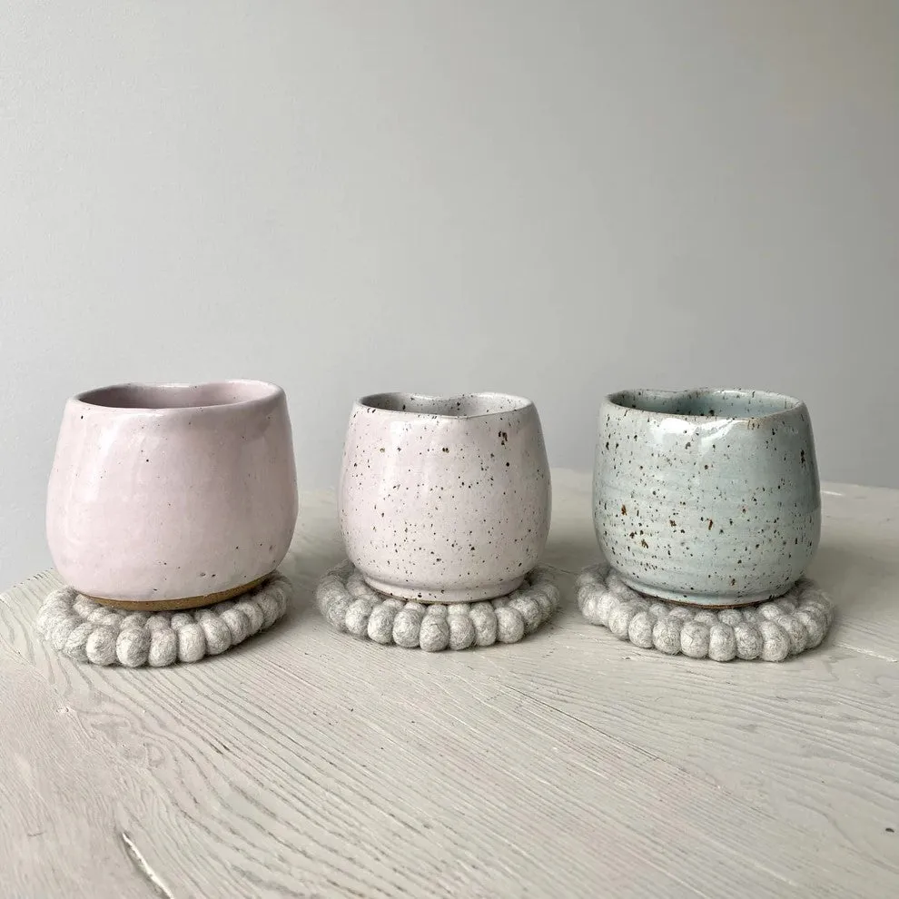 Heart Shaped Ceramic Mugs
