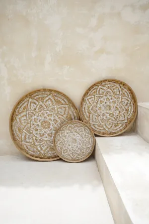 Henna Mandala Wall Basket 50CM