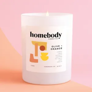 Homebody Candle: Olive   Orange