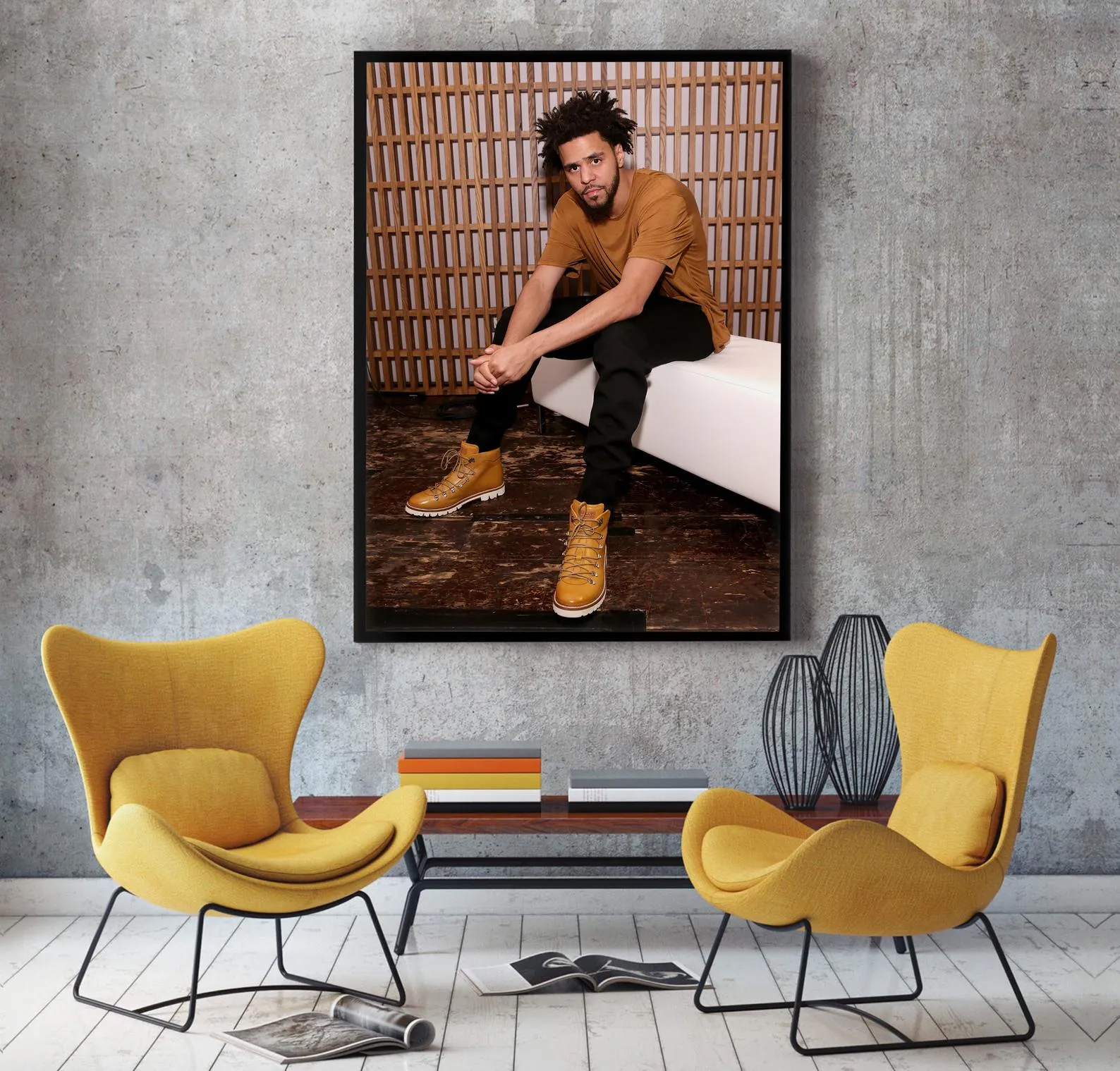 J Cole Poster, Dreamville Art, Music Poster, Hip Hop Print, Rap Home Decor, Rapper Wall Art, Custom Poster, Canvas Poster, Rolled Canvas