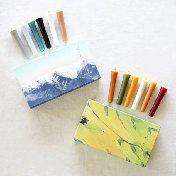 Japanese Colour Candles {Winter}
