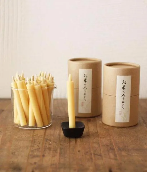 Japanese Rice Candles - Okome no Rousoku {Size #1}