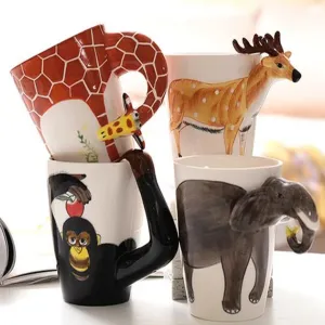 Jungle Brew Creative Ceramic Mugs