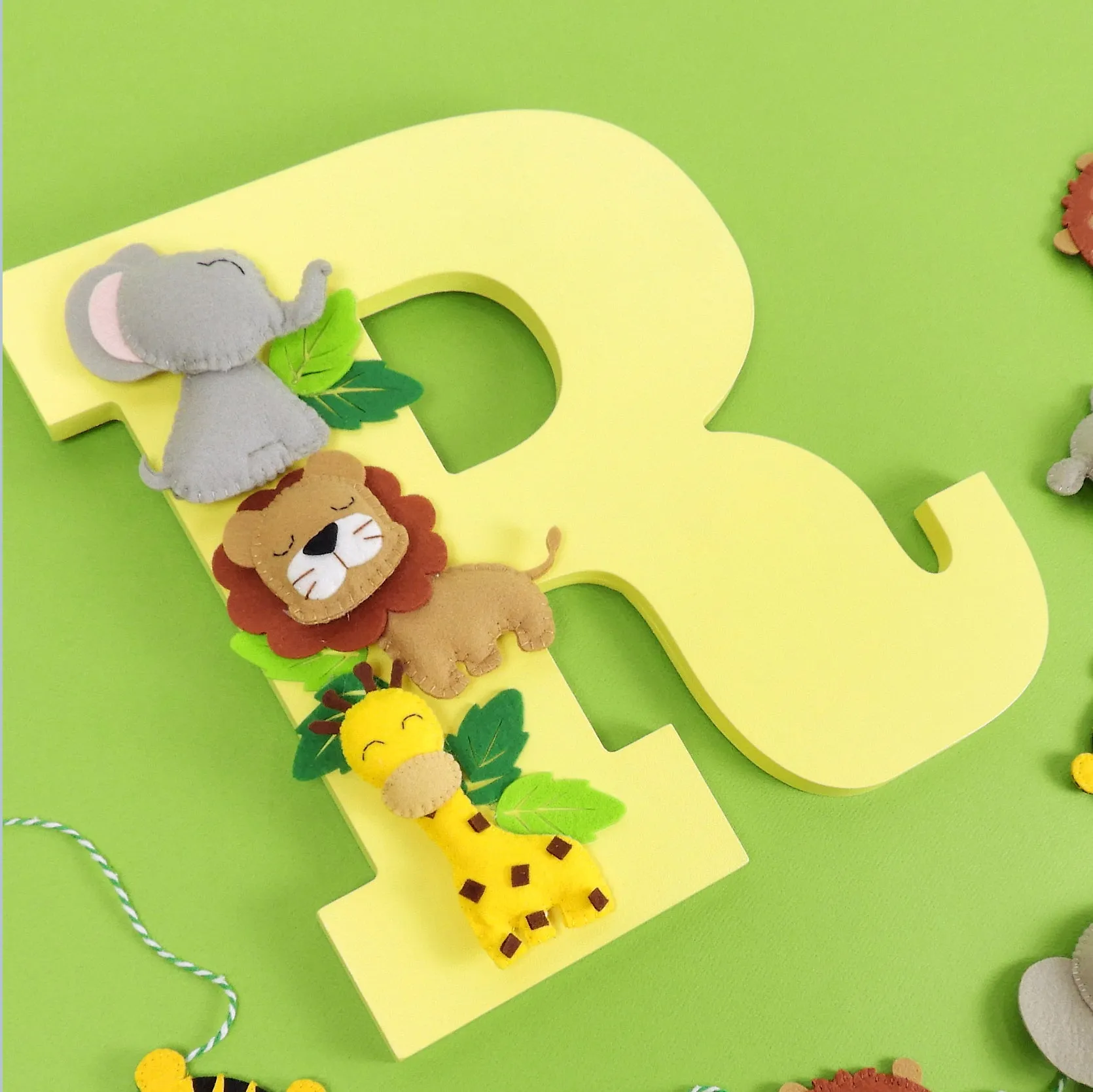 Jungle Themed Personalised Alphabet