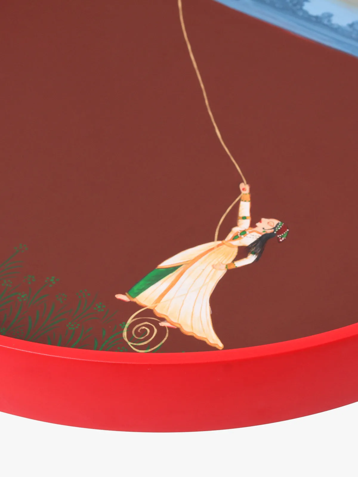 Kalam Table- Lady Flying Kite