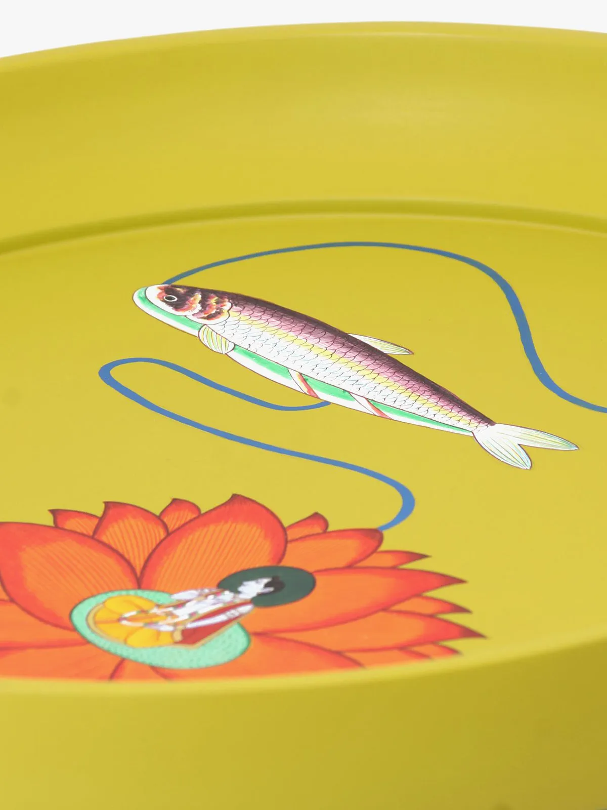 Kalam Table The Fish the Scholar and The Lotus