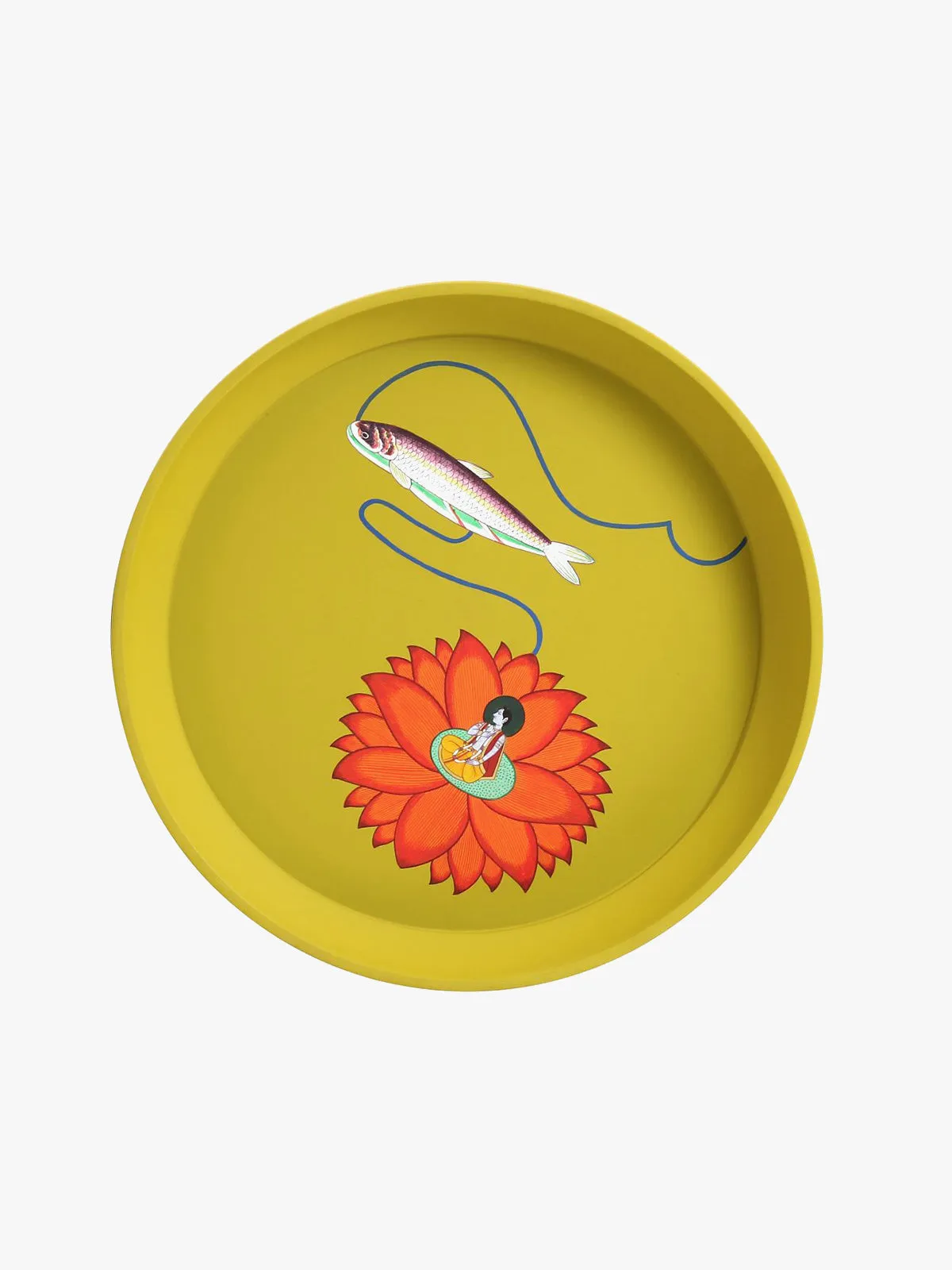 Kalam Table The Fish the Scholar and The Lotus