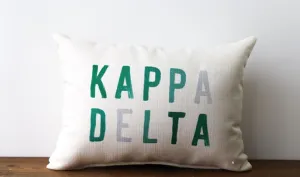 Kappa Delta Tones Pillow