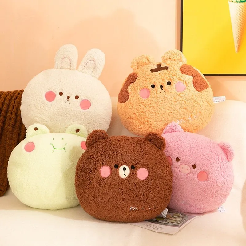 Kawaii Animal Plush Pillow Seat Cushion