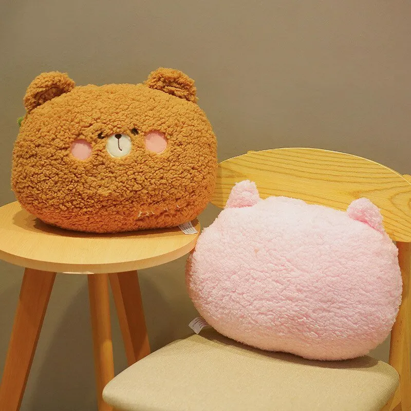 Kawaii Animal Plush Pillow Seat Cushion