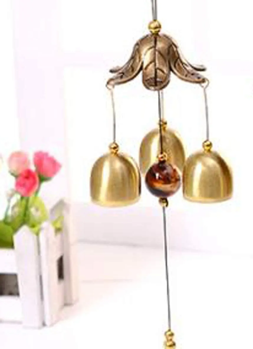 Kingsman store Wind Chimes Metal Wind Chimes for Home Balcony Garden Positive Energy, Home Decor Hanging Long Brass Bells Gifts for Loved Ones 6 Bells