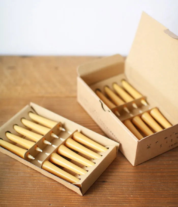 Komenomegumi Rice Bran Wax Candles {Pack of 20}