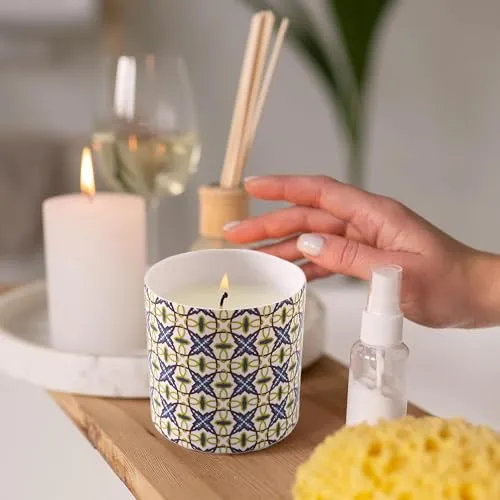 Kuber Industries Scented Candles | Fragrance Candles | Candles for Wedding | Candles for Bedroom | Birthday Candles | Valentines Day Gifts Candles | DY-230708A | Multicolor