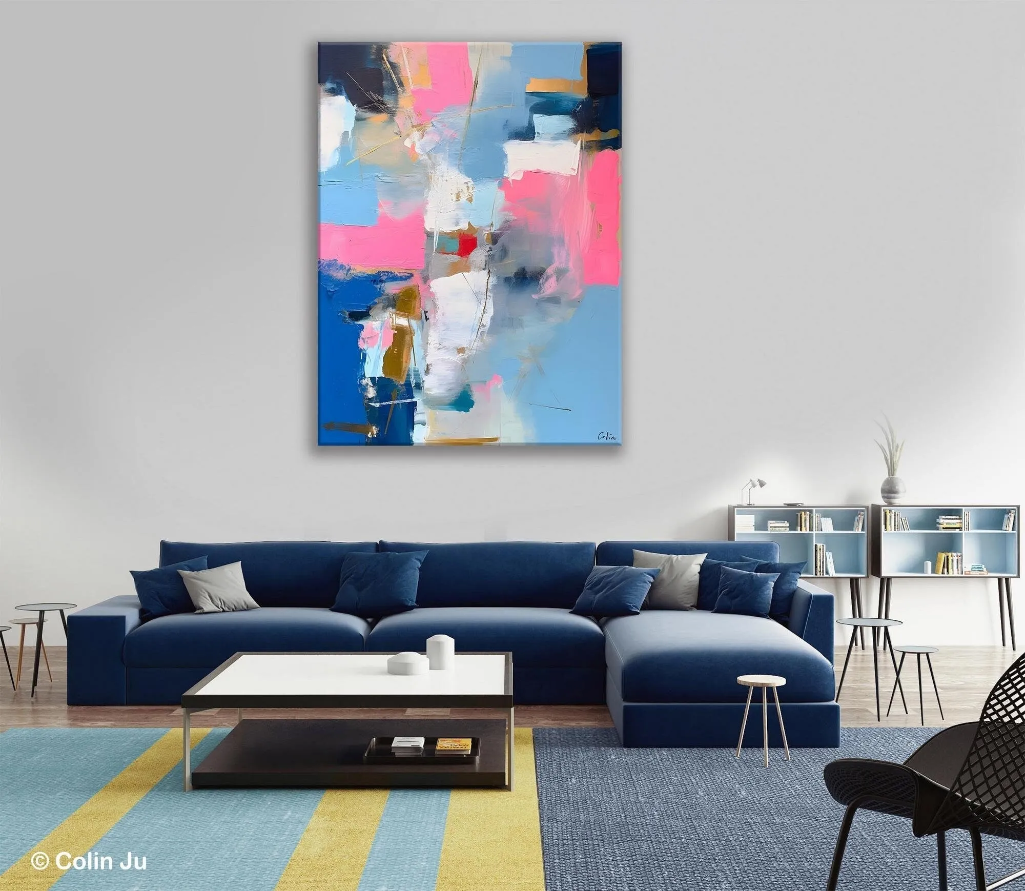Large Art Painting for Living Room, Original Canvas Art, Contemporary Acrylic Painting on Canvas, Oversized Modern Abstract Wall Paintings