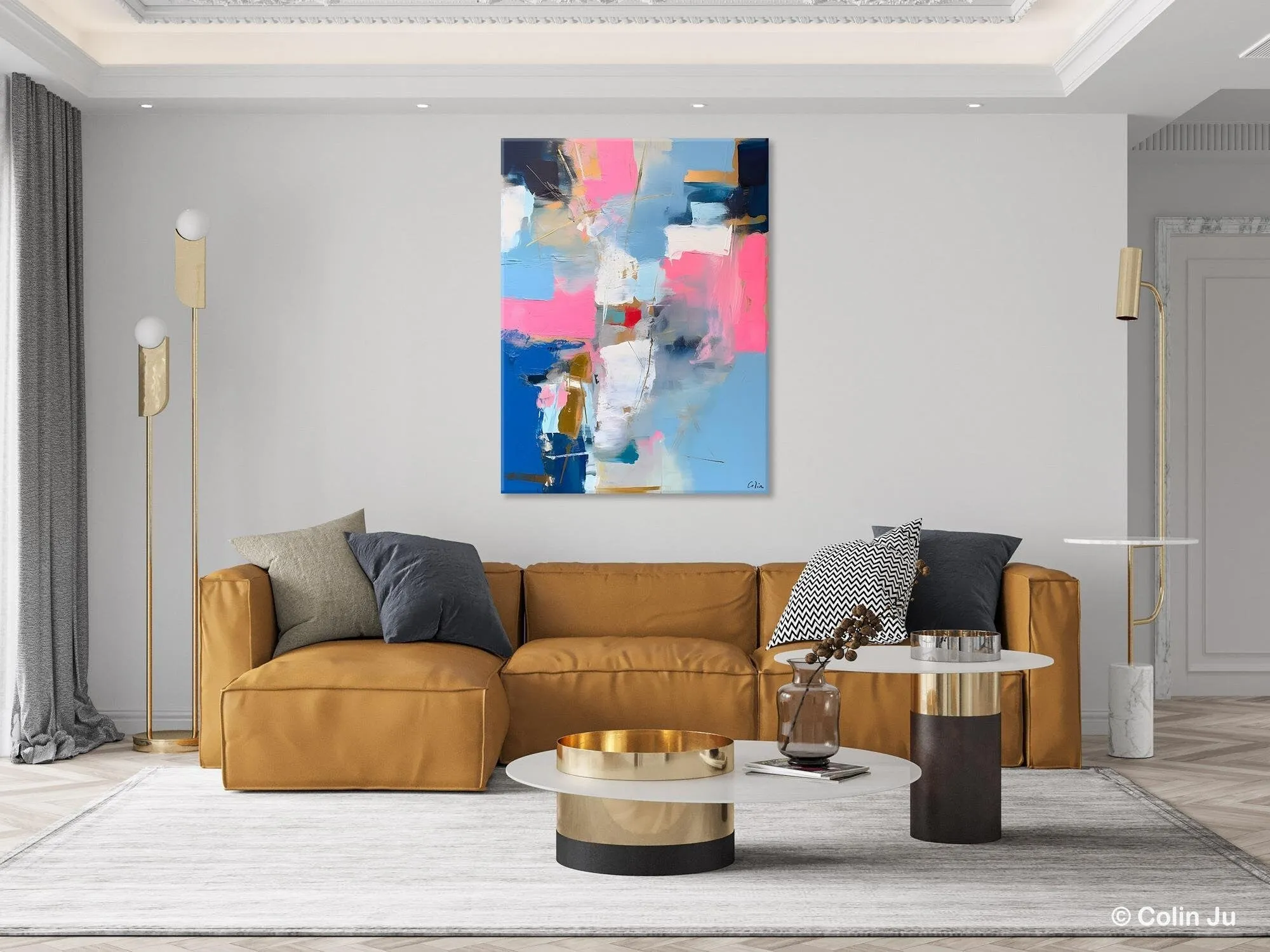 Large Art Painting for Living Room, Original Canvas Art, Contemporary Acrylic Painting on Canvas, Oversized Modern Abstract Wall Paintings