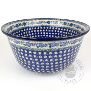 Large Batter Bowl - Forget Me Not Wreath