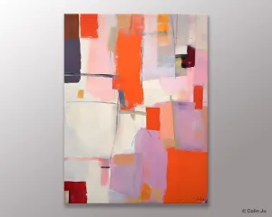 Large Modern Canvas Art for Dining Room, Simple Abstract Art, Large Original Wall Art Painting for Bedroom, Acrylic Paintings on Canvas