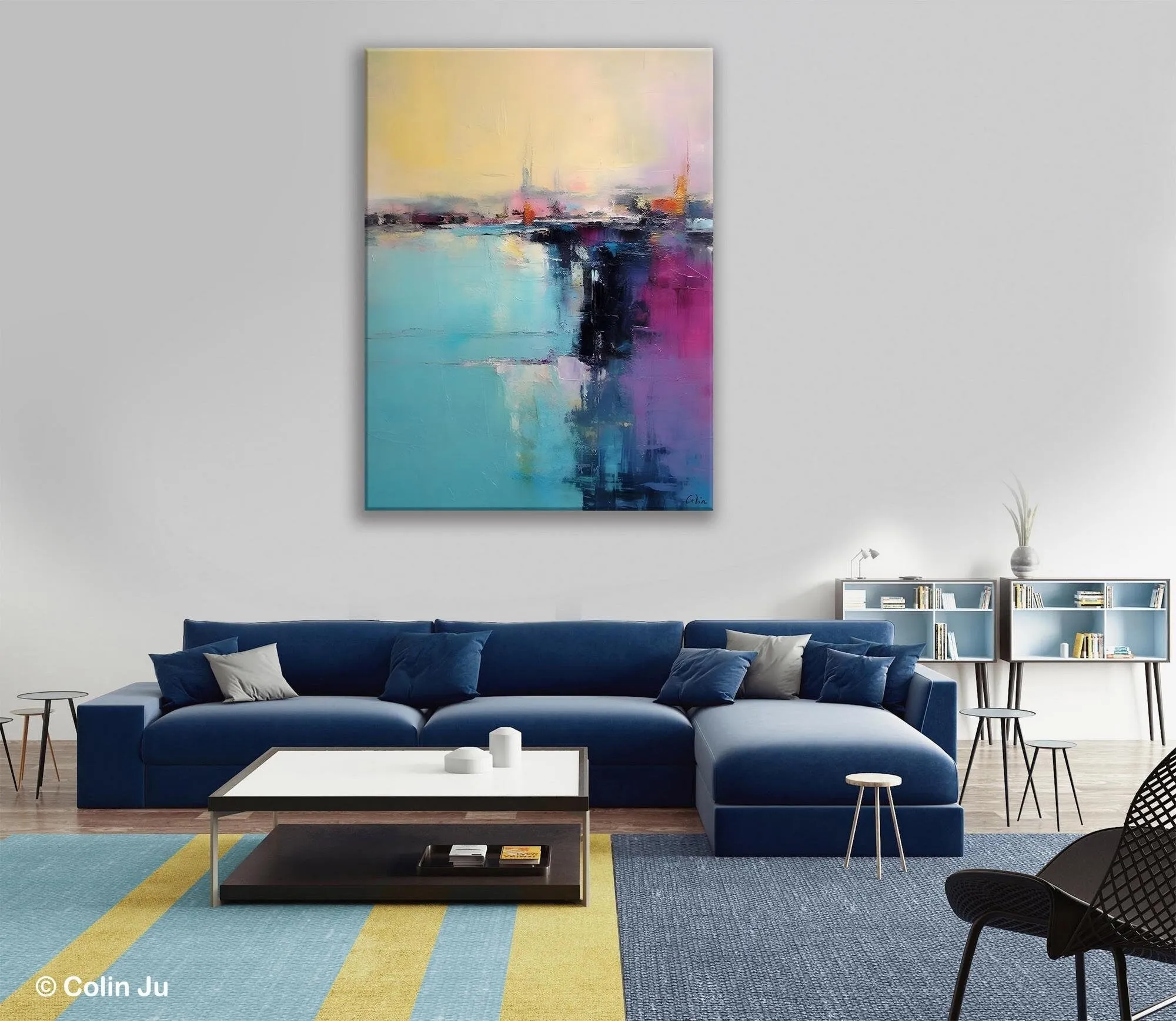 Large Original Artwork, Contemporary Acrylic Painting on Canvas, Large Wall Art Paintings for Living Room, Modern Canvas Art Paintings