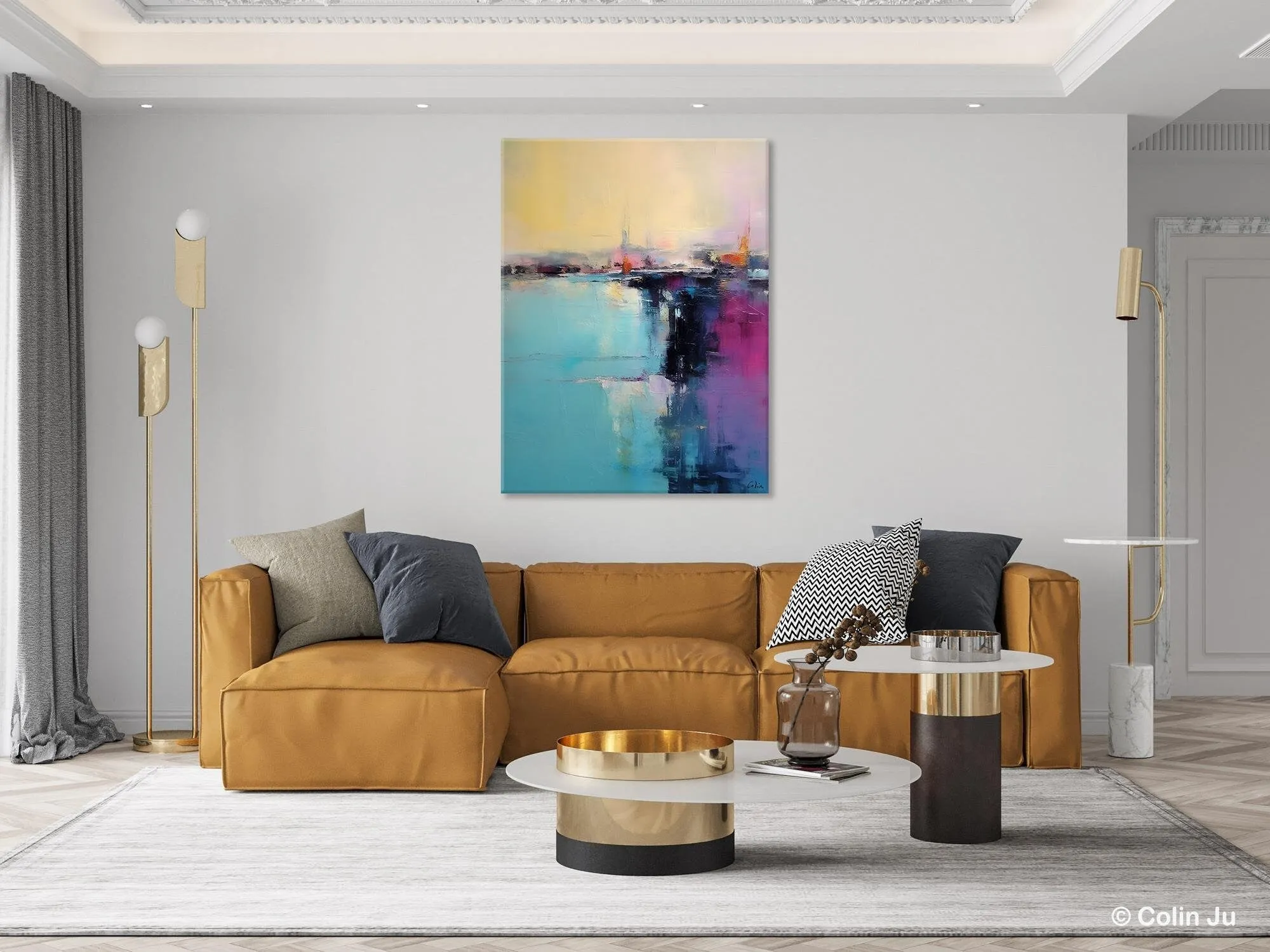 Large Original Artwork, Contemporary Acrylic Painting on Canvas, Large Wall Art Paintings for Living Room, Modern Canvas Art Paintings