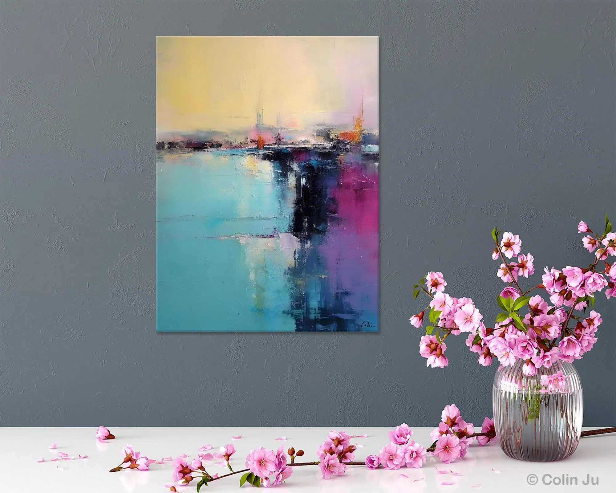 Large Original Artwork, Contemporary Acrylic Painting on Canvas, Large Wall Art Paintings for Living Room, Modern Canvas Art Paintings