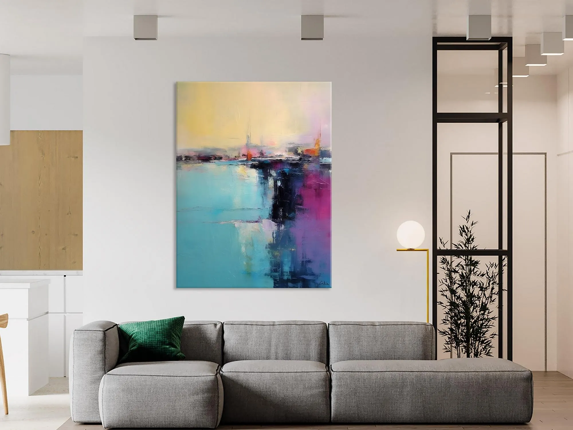 Large Original Artwork, Contemporary Acrylic Painting on Canvas, Large Wall Art Paintings for Living Room, Modern Canvas Art Paintings