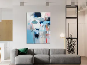 Large Wall Paintings for Bedroom, Contemporary Abstract Paintings on Canvas, Oversized Abstract Wall Art Paintings, Original Abstract Art
