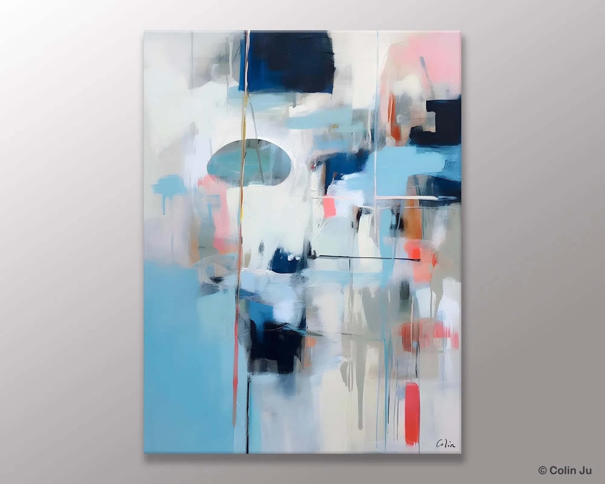 Large Wall Paintings for Bedroom, Contemporary Abstract Paintings on Canvas, Oversized Abstract Wall Art Paintings, Original Abstract Art