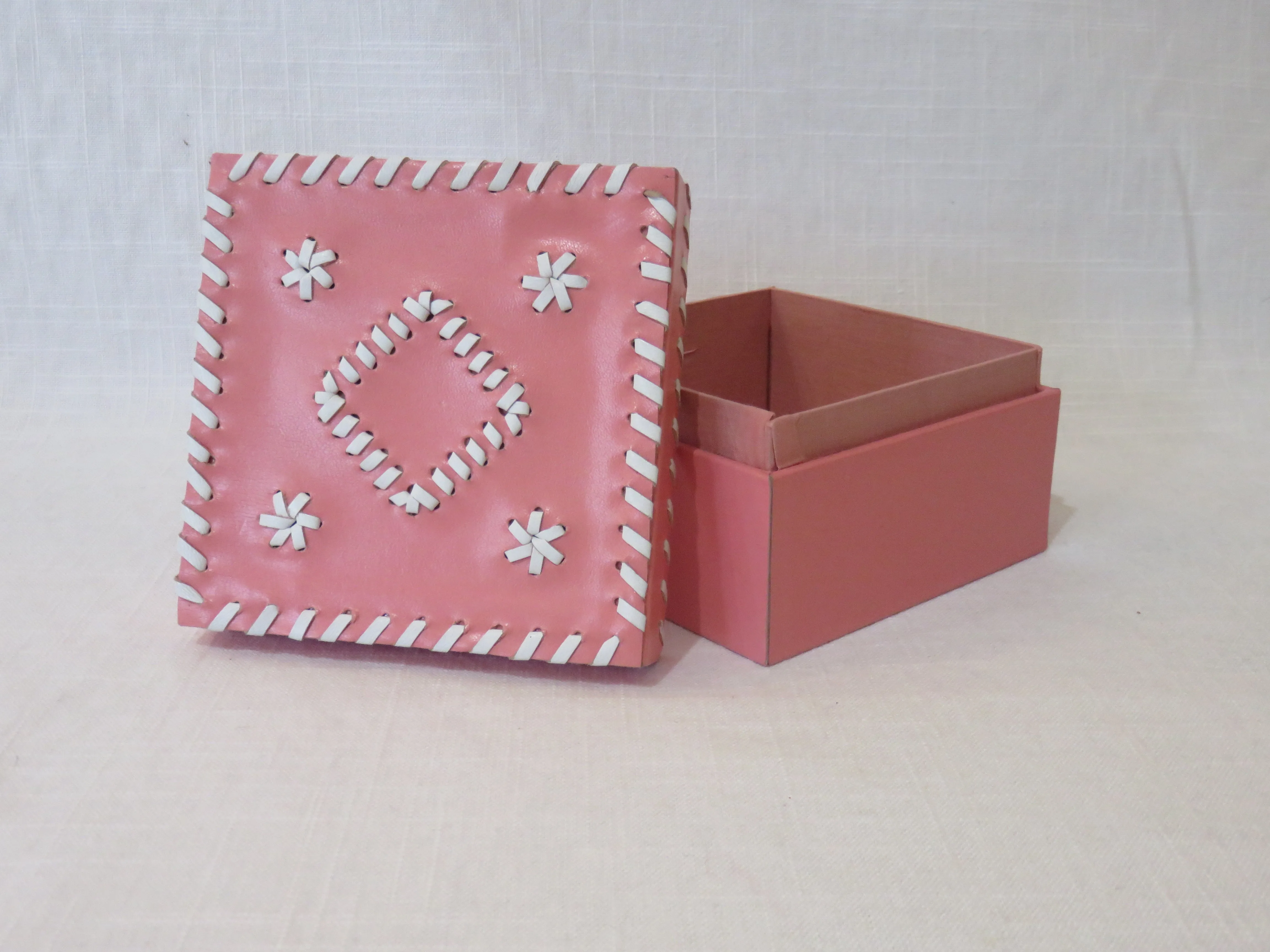 Leather Stitch Boxes