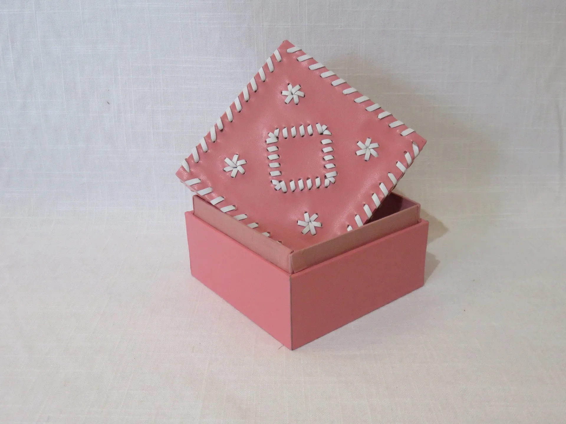 Leather Stitch Boxes